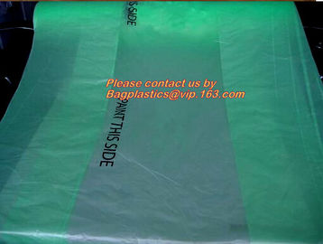 Auto Paint Plastic Protection Masking Film Car Accessories, Disposable car accessories paint masking film,PE semi-fini