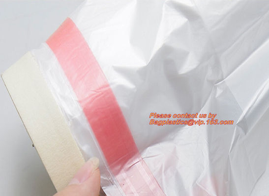 43.3 inch roll Plastic Pre-taped Masking Film, Drop cloth, masker roll for Car Paint, plasti dip masking, auto paint ove