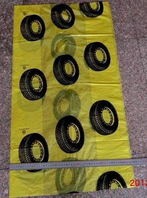 Heavy duty wheel bag masker tire storage bag, Disposable PE plastic tyre bag on roll, Tire storage bag disposable tyre c