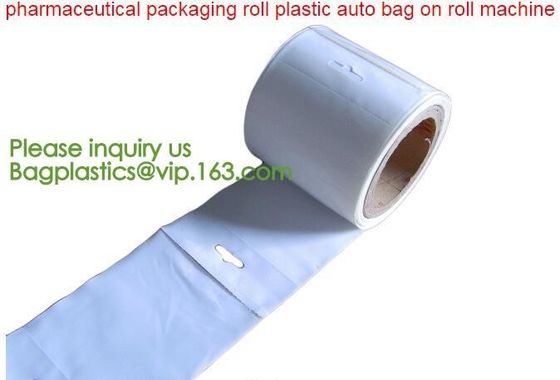 Clear LLDPE Easy Tearing Line Pre-Opened In Roll Bag,Factory Custom Autobag Preopened Polybag On A Roll