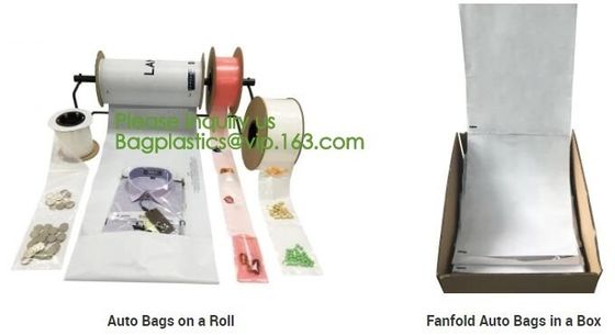 Clear LLDPE Easy Tearing Line Pre-Opened In Roll Bag,Factory Custom Autobag Preopened Polybag On A Roll