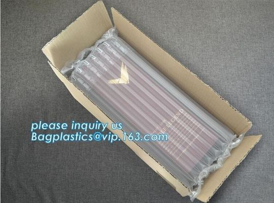 Wine Bottle Air Bag Packing, Wine Bottle Air Column Bag Packing, Inflating PE Film, Cushion Pillow Air Bag