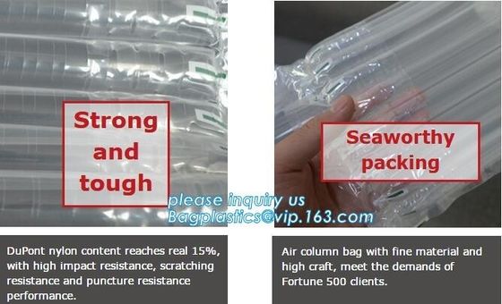 bubble dunnage pillow air bag, air cushion films for packaging, air filled pillow bag, air column bag, dunnage cushion a