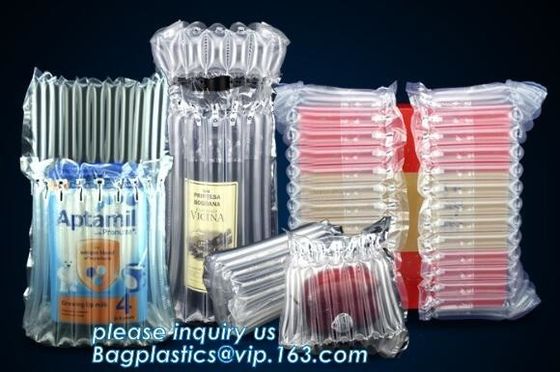 fragile protective air column bag rolls, Air Pillow Bags Wrapping, Inflatable Air Cushioning Film, air cushion bubble fi