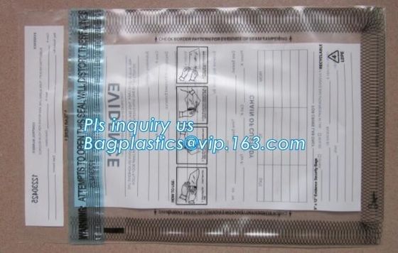 Bank Deposit Tickets Confidential Document Bags, Antistatic Security Bags, Evidence &amp; Chain of Custody Bags, Patient's M
