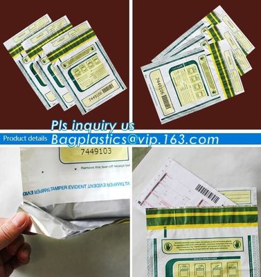 TAMPER EVIDENT DEPOSIT BAGS, Personal Property Protection Bags Security Mailer Bags Custom Security Bags, BAGPLASTICS PA