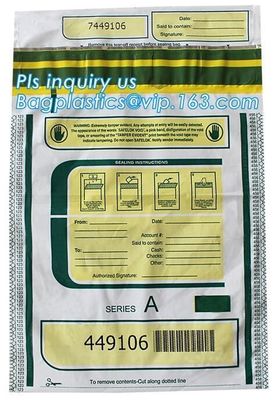 Plastic Bank Deposit Bags Plastic Security/Deposit Bags, Coin Hopper Bags Coin Bags Hopper Bags, Strap Bags Currency Bag