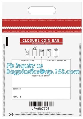 Plastic Bank Deposit Bags Plastic Security/Deposit Bags, Coin Hopper Bags Coin Bags Hopper Bags, Strap Bags Currency Bag