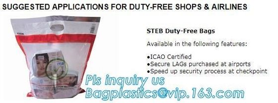 Security Bank Bags with Barcode /QR Code, Safety Plastic Bank Deposit Tamper Proof Cash Security Bags Manufactory, pac