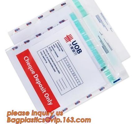 money locking security bag courier plastic bag, plastic self adhesive evidence bag/security bag, Temper-Evident Bags, De