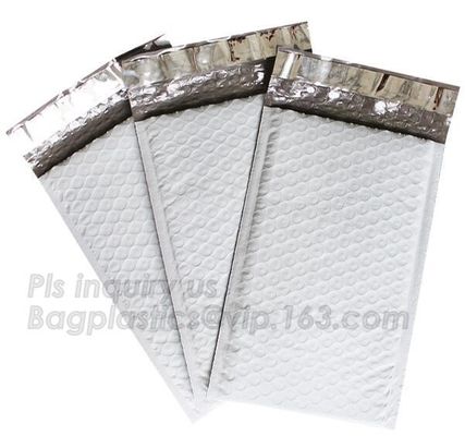 Factory customized waterproof poly mailers bubble padded envelope mailing bags for present shipping, bagplastics, bageas