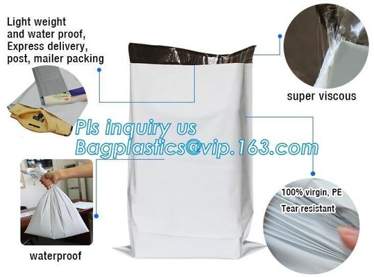 Factory customized waterproof poly mailers bubble padded envelope mailing bags for present shipping, bagplastics, bageas