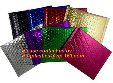 Metallic Bubble Mailer, Custom bubble mailer foil bubble mailers holographic padded mailing satchel bubble bag, bagplast