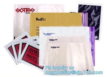 mailing packing list envelope for jewelry, blank mailing PE packing list envelope in stock, DHL Asia Pacifica Packing li