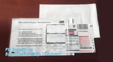 Document enclosed packing list envelope, mini a4 metallic bubble mailer wrap packing list envelope, Sealable Packing Lis