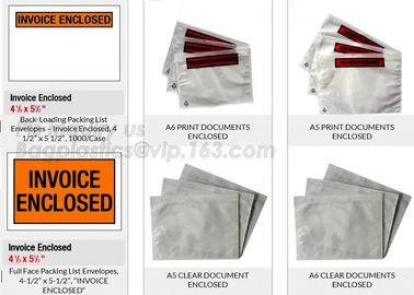 Document enclosed packing list envelope, mini a4 metallic bubble mailer wrap packing list envelope, Sealable Packing Lis