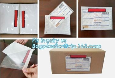 big size poly packing list envelop with pocket, PACKING LIST ENCLOSED FOR MAILING BAGS, SELF ADHESIVE PACKING LIST FLAT