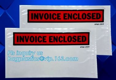 TNT DHL shipping packing list document envelopes, packing list padded envelope, tamper proof express use plastic packing