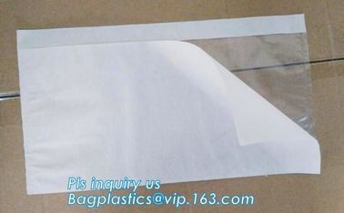 TNT DHL shipping packing list document envelopes, packing list padded envelope, tamper proof express use plastic packing