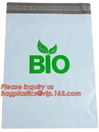 Corn starch Plastic delivery envelopes compostable biodegradable mailing courier bags,2.4Mil heavy duty biodegradable an