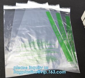 cornstarch made biodegradable and compostable courier mailing plastic shipping packaging bag with custom logo CLOTH PACK