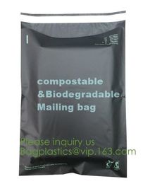 custom printed compostable biodegradable eco friendly plastic shipping packaging mailing courier bags BAGPLASTICS BAGEAS