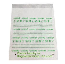 Cheap factory direct biodegradable courier bags with EN13432 BPI OK compost home ASTM D6400 certificates BAGPLASTICS PAC