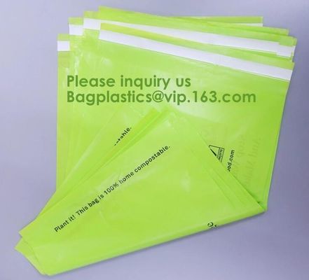 Cornstarch made biodegradable compostable shipping plastic mailing bag custom bubble mailer poly mailers bagease bagplas