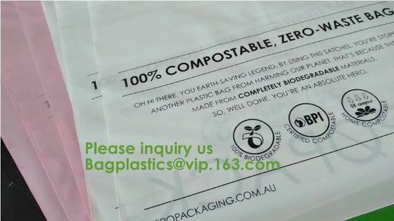 Cornstarch made biodegradable compostable shipping plastic mailing bag custom bubble mailer poly mailers bagease bagplas