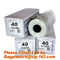 Dry clean perforated clear poly plastic garment/laundry/clothing bags on a roll clothing storage