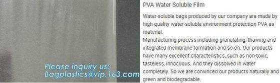 100% China Manufacture Eco-friendly Pva Water Soluble Liquid Detergent, Dissolvable laundry bag eco-friendly water solub