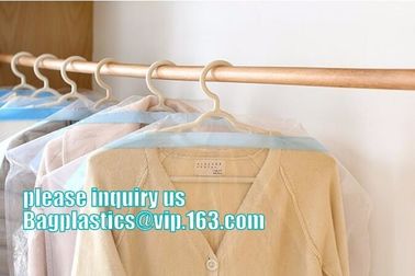 Clear Plastic Dry cleaning poly garment bags for packing clothes storage on roll,Plastic garment bags for suit BAGEASE