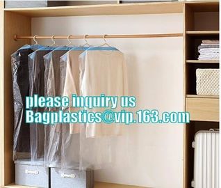 Clear Plastic Dry cleaning poly garment bags for packing clothes storage on roll,Plastic garment bags for suit BAGEASE