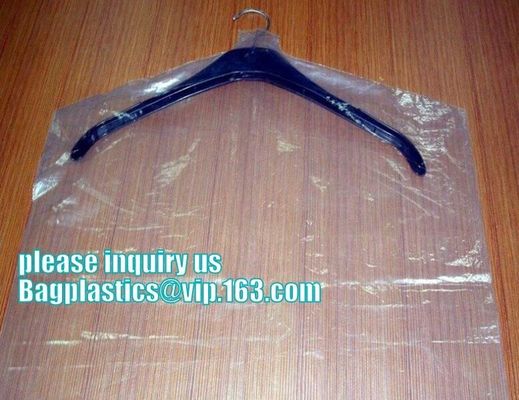 Wholesale Clear Plastic Dry cleaning poly garment bags for packing clothes storage on roll,dry cleaning plastic rolls ba