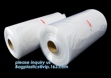 pack dry cleaning bags roll,wholesale clear plastic dry cleaning dust cover HDPE garment bags for packaging clothes stor