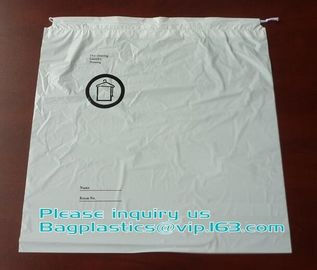 biodegradable Factory Direct High Quality Drawstring Pouch Custom Printed Draw String Laundry Clothing Packaging Courier