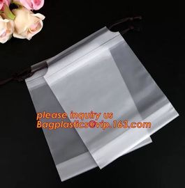 biodegradable Factory Direct High Quality Drawstring Pouch Custom Printed Draw String Laundry Clothing Packaging Courier