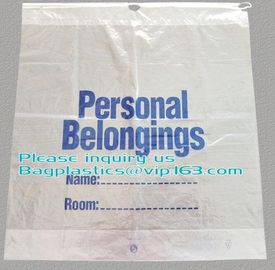 Biodegradable Drawstring Patient Belongings Bag, Manufacturer Of Patient Belonging Bag