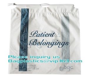 Biodegradable Drawstring Patient Belongings Bag, Manufacturer Of Patient Belonging Bag