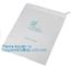 Biodegradable Size 12x16 inch cotton drawstring poly plastic hotel laundry bag,draw string pe bag logo printed poly pouc