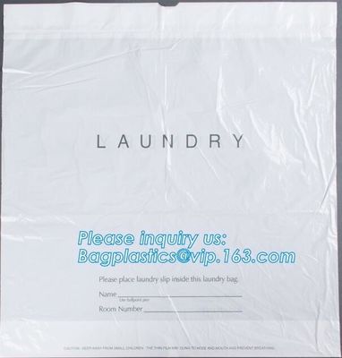 Biodegradable Eco-friendly cotton drawstring poly packaged bag for laundry used in hotel,Travel Carrying drawstring bags