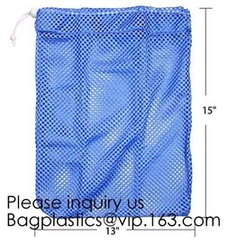 Lingerie Mesh Bags OEM Mesh Laundry Bags,Large Capacity Mesh Drawstring Laundry Bag Washable Reusable Cloth Bag Promotio