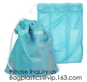 Lingerie Mesh Bags OEM Mesh Laundry Bags,Large Capacity Mesh Drawstring Laundry Bag Washable Reusable Cloth Bag Promotio