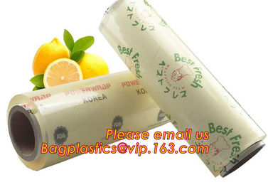 BPA free slider /plastic cutter PE cling film for food wrap, PVC Food Wrap Cling Film, cling film for food wrap