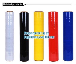 PE Colored Shrink Wrap Stretch Film, PE Mini Stretch Banding Film, industrial stretch plastic cast packaging film