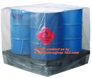 China wholesale pe plastic bag of waterproof pallet covers, black pe plastic waterproof pallet covers