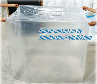 Pallet Top Cover Sheet, LDPE bag Large square bottom bag on roll pallet cover bag, HDPE Pallet Cover Sheet