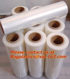 Transparent cheap PE Stretch Film with different specifications, Plastic PVC stretch film