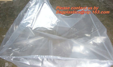 LDPE Bin lliners Gaylord Liners Pallet Top Covers, 4 Mil Clear Pallet Covers, Customized plastic reusable pallet covers