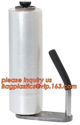 Hand Stretch Film Shrink Wrap 18&quot; x 1500 ft Shipping Clear Plastic Wrap, colored stretch wrap, stretch shrink wrap, bage